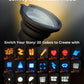 SMALLRIG RGB LED Photography Flashlight, 7500mAh Aluminum Alloy Patterned Ambient Light, 4 Color Fill Light with 20 Patterned Light Filters, Perfect for Photo, Content Creation Accessorie RF10C 4634