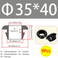 Qrity 9 PCS Rubber Grommets Cable Railing, Car Grommet, Cable Railing Protective Sleeves for Metal Posts, ID 35mm Mount Dia 40mm