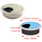 HJ Garden 1pcs 2 inch (50mm) Metal Desk Grommets for Managing and Hiding Wire Cord Cable Hole Cover Office PC Desk Cable Cord Organizer Zinc Alloy Cover Champagne