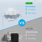 Multi Plug Wall Outlet Extender 2 Pack, VINTAR Electrical Multiple Outlet Splitter, 3 Way Plug Adapter, Small Wall Expander for Home Office Dorm Cruise Ship Travel Essentials