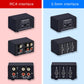 Audio Switcher 3.5mm 2 in 1 Out/1 in 2 Out A/B Switch Stereo Audio Splitter Box with No Distortion 3.5mm Jack for Switching Between Computer Speakers and Headphones