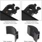 RTNLIT Microphone Music Stand Tray, Adjustable Clamp On Rack Tray Holder with 7.7 Pound Weight Capacity, for Music Sheet, Singing, Stage, Audio Recording (10.6" x 8")