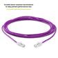 TRUECABLE Cat6 Component Rated Patch Cable, Unshielded (U/UTP), 14ft, Purple, 28AWG Solid Copper, Snagless 10G High-Speed Ethernet Cable, PoE++ 4PPoE 100W, UL Listed, RoHS-3, 1 Pack