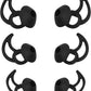 Earbud Replacement Tips Silicone Earbud Tips Ear Bud Covers Compatible with Bose Quietcomfort and Sport Headphone Ear Tips 3 Pairs S M L Black