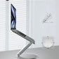 LULULOOK Laptop Stand for Desk 2025, 360 Rotating Adjustable Laptop Riser, Upgraded Foldable Full Aluminum Alloy Computer Stand for MacBook Pro/Air, Dell, HP, Lenovo and Other 10-17inch Laptops
