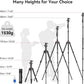 SmallRig Camera Tripod, 71" Foldable Aluminum Tripod/Monopod, 360°Ball Head Detachable, Payload 33lb, Adjustable Height from 16" to 71" for Camera, Phone