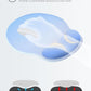 Ergonomic Mouse Pad Wrist Support, Comfortable Mouse Pad Wrist Rest, Relieve Wrist Pain Gel Mouse pad, Non-Slip Rubber Base Mousepad for Laptop, Computer(Gradient Blue)