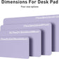 Aothia Leather Desk Pad - Protector and Blotter, Mouse Pad and Office Mat, Non-Slip PU Leather Laptop Desk Pad, Waterproof Writing Pad for Office and Home (36" x 17", Lavender)