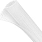 Split Wire Loom Tubing, Cable Protector Sleeve, Braided Cable Management for TV/Computer/Home Theater/Engine Bay, Cord Protectors from Pets No Chew (White, 1/2"-25ft)