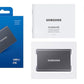 Samsung T7 Portable SSD, 2TB External Solid State Drive, Speeds Up to 1,050MB/s, USB 3.2 Gen 2, Reliable Storage for Gaming, Students, Professionals, MU-PC2T0T/AM, Gray