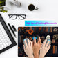 Cute Ghost Desk Mat Dark Vintage Large Mouse Pad Gaming Black Mouse Pad XXL Large Gaming Mousepad Desk Mat for Desktop Office Computer Laptop Keyboard and Mouse Mat - 31.5 X 15.7 in Desktop Protector