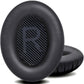 QOQOON Professional Headphone Replacement Ear Pads for Bose QuietComfort 35 2 15 25 Earpads Cushion for QC2 QC15 QC25 SoundTrue SoundLink Around-Ear Headphones (QC35/35ii, Black Cushion + Black Mat)