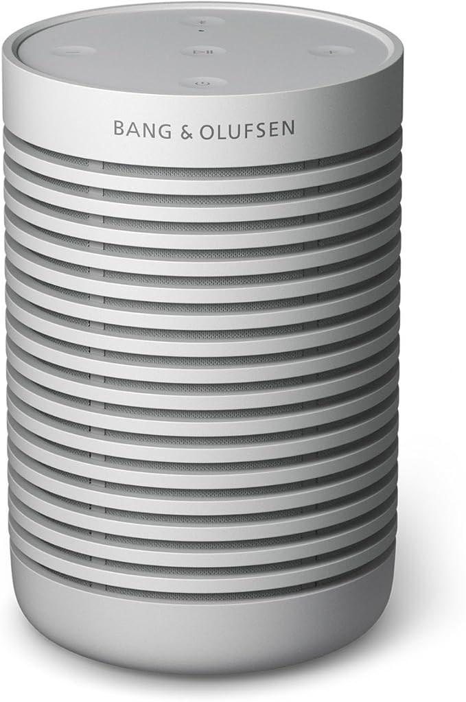 Bang & Olufsen Beosound Explore - Wireless Portable Outdoor Bluetooth Speaker, IP 67 Dustproof and Waterproof, Grey Mist