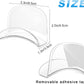 30 Pcs Headset Wall Holder Adhesive Gaming Headset Holder Hooks for Wall Mounting Strong Universal Hooks for Headsets, Game Pads, Hats, Closets, Doors(Clear)