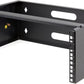 StarTech.com 4U Wall Mount Network Rack - 14 Inch Deep (Low Profile) - 19" Patch Panel Bracket & com 8 Outlet Horizontal 1U Rack Mount PDU Power Strip for Network Server Racks