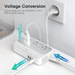 Universal Voltage Converter us to Europe, 220v to 110v Power Travel Converter Combo, 250W Step Down European Adapter 220 to 110 for UK Italy, Transformer European Travel Plug for Curly Hair Stick
