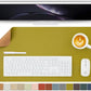 Cork Desk Mat - Dual-Sided Desk Pad for Office and Home - Desk Organization and Accessories - Ideal for Large Mouse Pad and Desk Mats on Top of Desks(Olive Green,27.6"x 13.8")