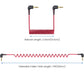 2-Pack 3.5mm Microphone Cable Compatible with Rode Wireless Pro / Wireless Go 2 / DJI Mic 2 and Hollyland Lark M1 M2 150 Max Duo, Coiled Dual 3.5mm TRS Patch Cable Audio Mic Cord for DSLR Cameras