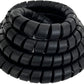 Spiral Wrap Hose Cable Protector - 1.58" OD x 12' Pre-Cut Lengths-Safe Hose Protector to Avoid Wear and Extend Life for Hydraulic Pneumatic Hoses