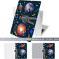Batianda Design Case for New MacBook Air 13 Inch Model A2337 M1 A2179 A1932 2021 2020 2019 Release,3D Painted Hard Shell with Keyboard Cover & Screen Protector, Astronaut Planet