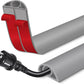 Floor Cord Cover for Wires on Floor Self Adhesive Cord Hider Floor Cable Management Wire Covers for Cords Protector Prevent Cable Trips Cord Cavity W 0.32" x H 0.32", Gray, 10Ft