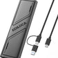 EP1000 External Hard Drive 1TB,Portable Ssd,External Solid State Drives Up to 1000MB/s Read, Storage Expansion, Compatible w/USB-C Smartphones, PC, Mac, Tablets, Sleek & Sturdy Design