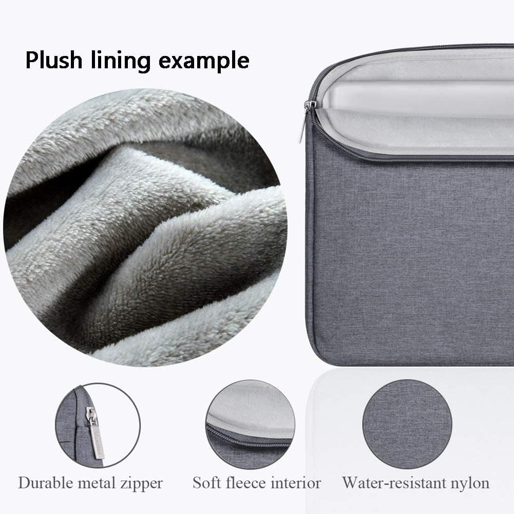 Voova Laptop Sleeve Carrying Case 14 15 Inch Compatible with MacBook Air 15 M2/M3/M4 2022-2025, MacBook Pro 15, Hp Chromebook 14, Waterproof Slim Computer Cover Bag,Grey