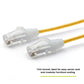 TRUECABLE Cat6 Component Rated Patch Cable, Unshielded (U/UTP), 3ft, Yellow, 28AWG Solid Copper, Snagless 10G High-Speed Ethernet Cable, PoE++ 4PPoE 100W, UL Listed, RoHS-3, 1 Pack