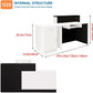 Reception Desk with Counter Modern Checkout Counter with Lockable Drawer Keyboard Tray Receptionist Desk for Office Salon Reception Table O Right 47inch/120cm