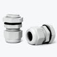 10 Pcs 1/2" NPT Nylon Cable Glands, IP68 Waterproof Adjustable Cord Grip Cable Connector Strain Relief Wire Protectors for 6-12mm Cable Diameter, Grey