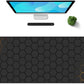 Galdas Gaming Mouse Pad XXL XL Large Long Extended Big Mousepad Non-Slip Rubber Keyboard Mouse Pad with Stitched Edges for Laptop Home Office (31.5x11.8x0.08 Inch) … (Grid)