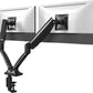 FlexiSpot Dual Monitor Stand for Desk Adjustable Spring Monitor Arm Desk Mount Hold up to 3.3 to 11lbs Vesa Dual Monitor Mount with C Clamp for 10 to 27 Inch Computer Screens