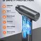 CLEVAST Compressed Air Duster - Cordless Mini Air Blower with Stepless Speed Control, 130000 RPM Brushless Motor, Rechargeable Electric Duster for PC, Keyboard, Car, Electronics Cleaning Kit
