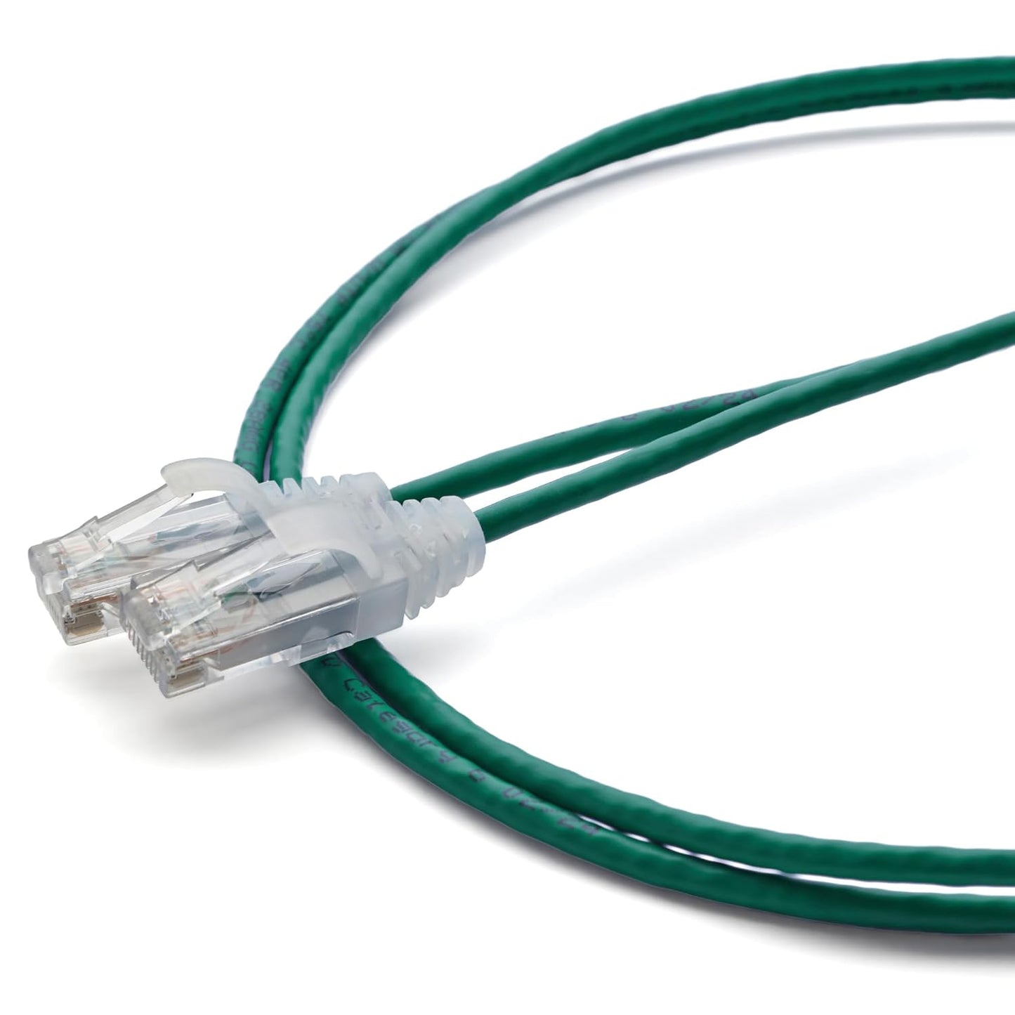 TRUECABLE Cat6 Component Rated Patch Cable, Unshielded (U/UTP), 3ft, Green, 28AWG Solid Copper, Snagless 10G High-Speed Ethernet Cable, PoE++ 4PPoE 100W, UL Listed, RoHS-3, 1 Pack