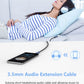 MillSO 3.5mm Headphone Extension Cable Nylon Braided (8 FT/2.4 M) 4 Pole TRRS Male to Female Stereo Aux Audio Extension Cable for PC Smartphone Speaker or More Devices - [Seablue Young Series]