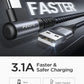 AINOPE 2 pac 1M Nylon Braided USB C Charging Cable Compatible with Galaxy S21+ Ultra, iPad mini/Air/Pro, Pixel 6X
