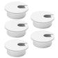 5 Pcs Desk Grommet 1-3/8" / 35 mm, Desk Cord Hole Cover, Cable Grommet ABS Plastic, Desk Hole Grommet for Home & Office Pc, Detachable Cable Cord Organizer-White