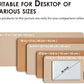 Cork Apricot Desk Mat - Dual-Sided Desk Pad for Office and Home - Desk Organization and Accessories - Ideal for Large Mouse Pad and Desk Mats on Top of Desks(31.5"x 15.7")