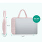 BAGSMART 13-14 Inch Laptop Case, Portable Puffy Laptop Sleeve with Handle, Compatible with MacBook Air/Pro 13.3 13.6 Inch M4 M3 M2 M1, Computer Sleeve Fitted with Dell,HP, Pink