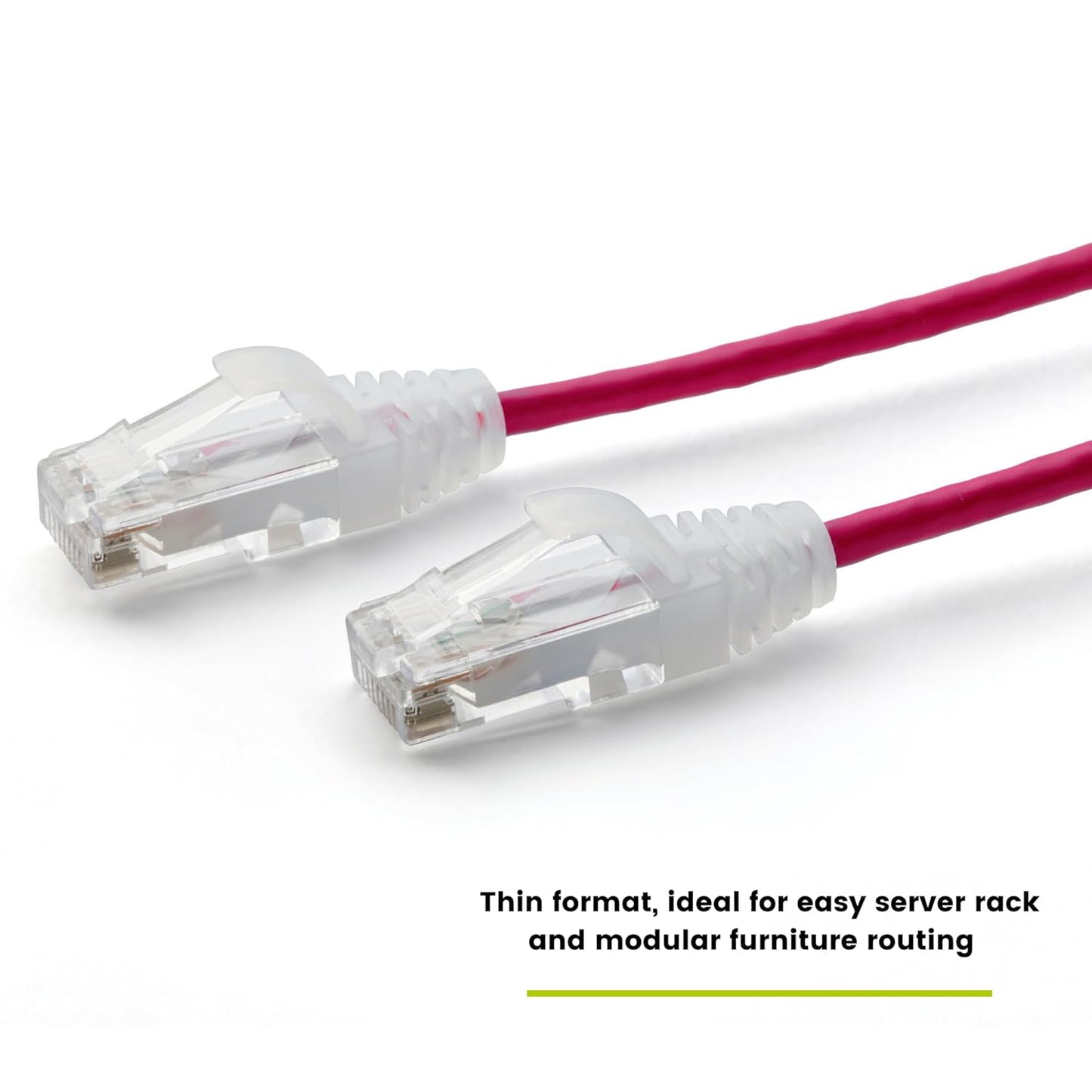 TRUECABLE Cat6 Component Rated Patch Cable, Unshielded (U/UTP), 7ft, Red, 28AWG Solid Copper, Snagless 10G High-Speed Ethernet Cable, PoE++ 4PPoE 100W, UL Listed, RoHS-3, 5 Pack