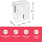 Frigidaire 50-Pint Portable Dehumidifier with Wi-Fi and Energy Star Certification for Medium/Large Rooms & Basements, Custom Humidity Control, Auto Shut Off, White