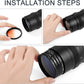 55mm Graduated Color Filters Kit 9 Pieces Gradual Colour Lens Filter Kit Set Accessory for Canon Nikon Sony Pentax Olympus Fuji DSLR Camera + Lens Filter Pouch +Lens Cleaning Cloth