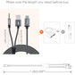 CableCreation USB C to 3.5mm Audio Cable with USB Charging Cable, Car Aux Cable, Type C to Aux Jack Headphone Car Stereo with 18W Charge for iPhone 16 15 Pro Max Plus, Galaxy S24/S23+, Pixel 9/8/7+