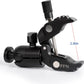Aluminum Alloy Super Clamp Camera Mount with 360° Ball Head for Bike/Motorcycle Handlebar Pole Tripod Rod 0.5-2.0" Diameter, Compatible with GoPro, Insta360 X5 X4, DJI Osmo Action 5 Pro, Pocket 3