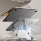 Lamicall Adjustable Laptop Stand for Desk - 360 Rotating Base Ergonomic Computer Stand, Aluminum Laptop Riser Foldable Protable for Office Home fits MacBook Air Pro, Dell, HP (10-17.3'') -Sliver