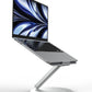 LULULOOK Laptop Stand for Desk 2025, 360 Rotating Adjustable Laptop Riser, Upgraded Foldable Full Aluminum Alloy Computer Stand for MacBook Pro/Air, Dell, HP, Lenovo and Other 10-17inch Laptops
