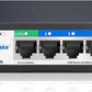 Poe Switch, 5 Ports Gigabit PoE Switch (4 Ports gigabit Switch + 1 gigabit uplink+ 1 SFP Slot) Cloud Managed Gigabit Ethernet Switch, 4 Poe Ports @52W, Web/APP Smart Managed, Remote Detection/Restart