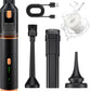 Car Vacuum Portable with 16000Pa Powerful Suction, Handheld Vacuum Cordless Rechargeable Blow & Suction 4 in 1, Small Vacuum Cleaner for Car, Home, Office, Outdoor (Black Orange)