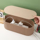Large Cable Organizer Box for Power Strips, Surge Protectors, Chargers, TV Computer Wires - White