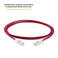 TRUECABLE Cat6 Component Rated Patch Cable, Unshielded (U/UTP), 7ft, Red, 28AWG Solid Copper, Snagless 10G High-Speed Ethernet Cable, PoE++ 4PPoE 100W, UL Listed, RoHS-3, 5 Pack